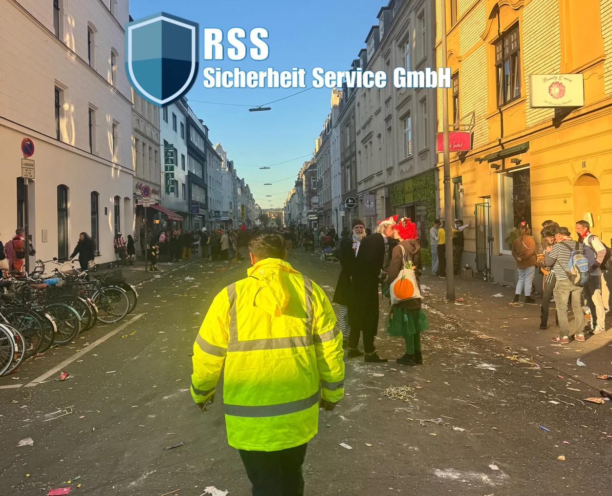 Ordnungsdienst der RSS Sicherheit Service GmbH im Karneval
